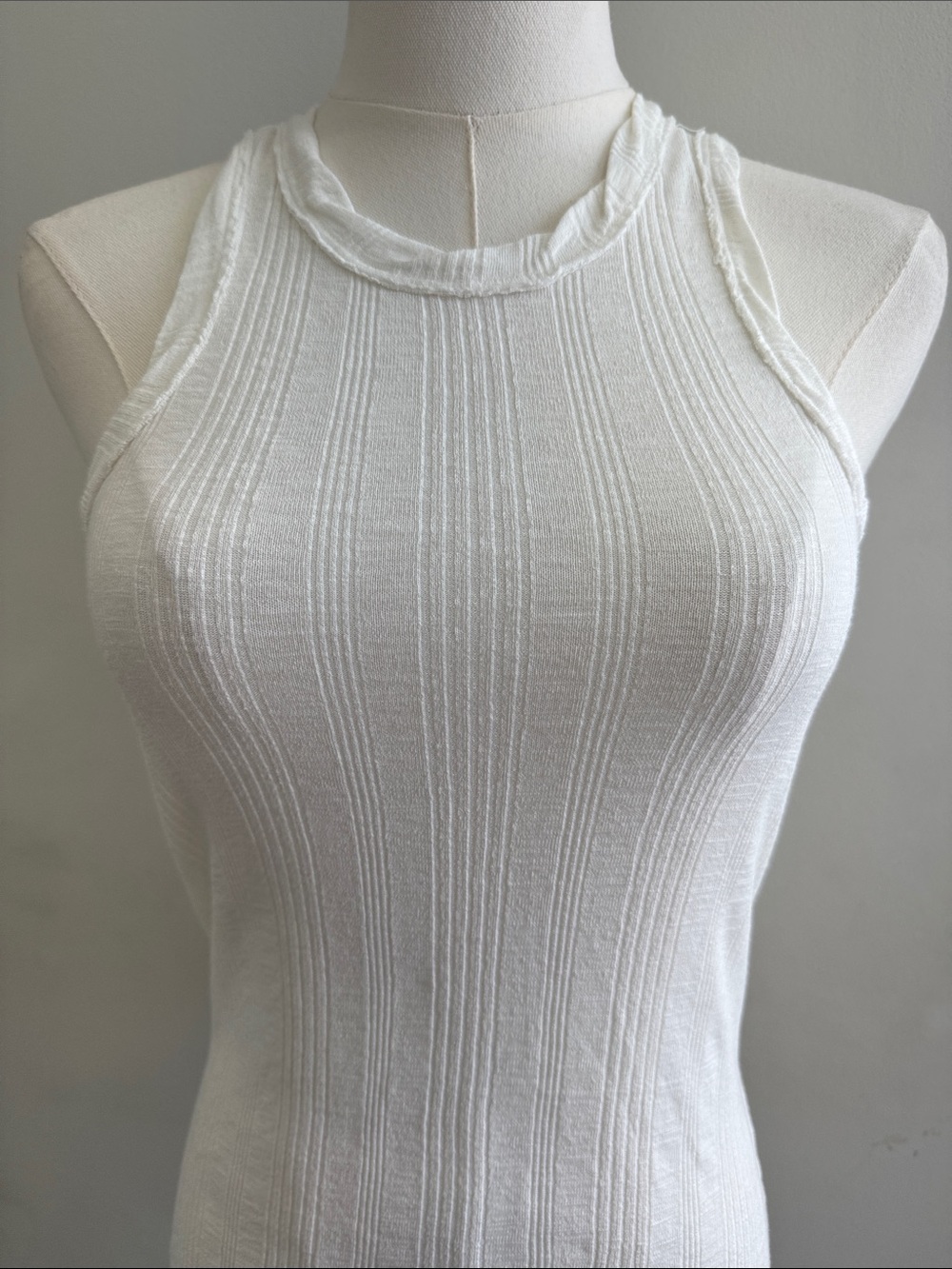 Pilcro by Anthropologie Ribbed Tank Top Size Small 🤍 - Picture 6 of 9